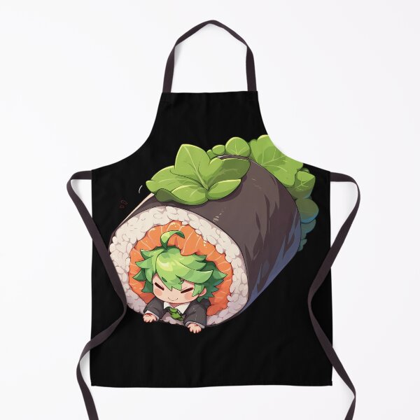 Item preview, Kawaii Hazama Blazblue Chibi Sushi Funny Sleepy Game Character Art designed and sold by CarlosBender.