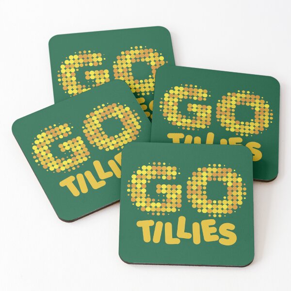 Item preview, GO TILLIES Aboriginal Dot Art: Yellow & Green Matildas Fan Wear for Aussie Football Supporters designed and sold by H Jonas.