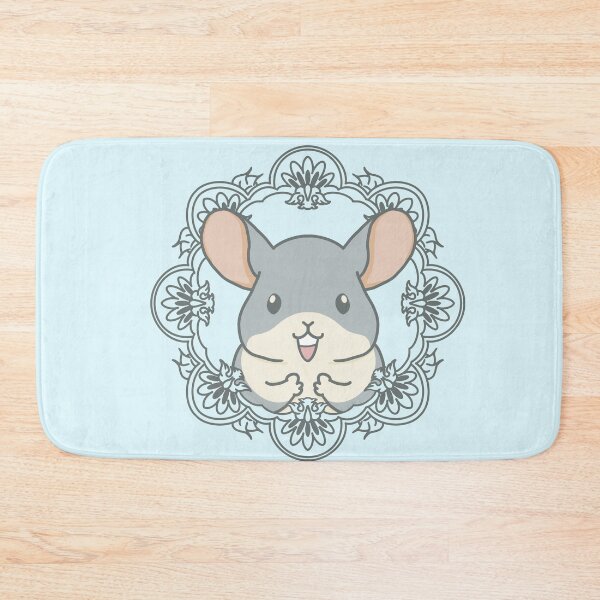 Item preview, Smiling Chinchilla with a Hint of Alphonse Mucha designed and sold by tayaan.