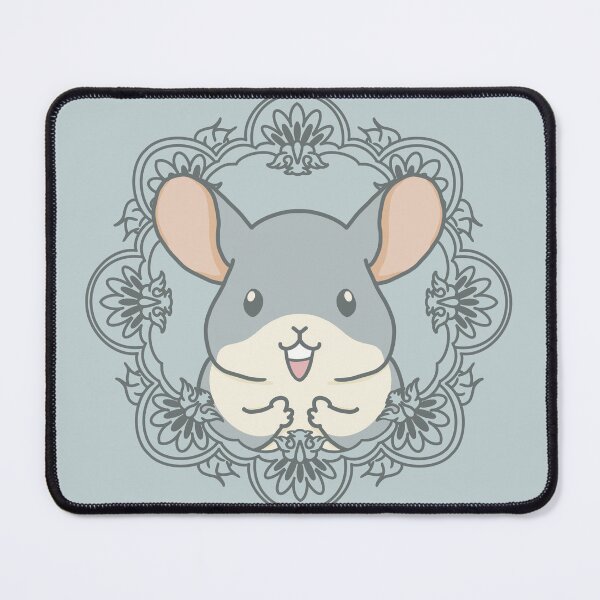 Item preview, Smiling Chinchilla with a Hint of Alphonse Mucha designed and sold by tayaan.