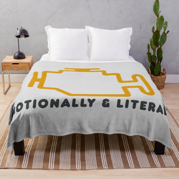 Item preview, Check Engine Light Humor – “Emotionally & Literally” Minimalist Car Warning Design designed and sold by SimplyJasper.