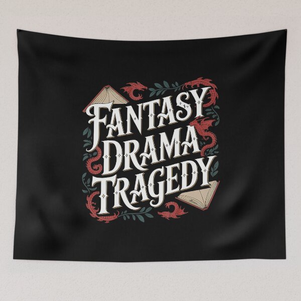 Item preview, Fantasy Drama Tragedy Book Reader Fiction Genre - designed and sold by PatriciaKelsey.