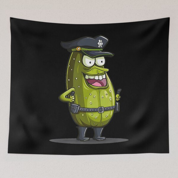 Item preview, Police Pickle For Funny Vegetable And Officer Lovers designed and sold by SelmaBonnie.