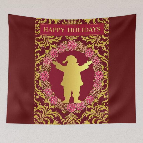 Item preview, Santa-Happy Holidays designed and sold by DesignsByPrnces.