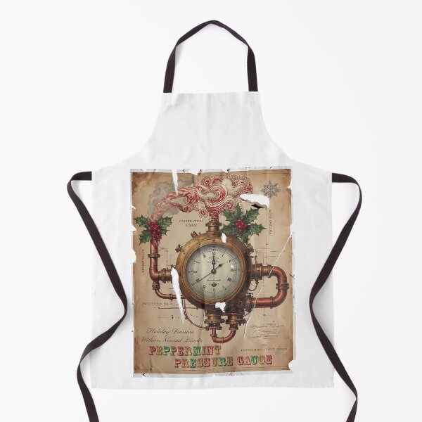 Item preview, Peppermint Pressure Gauge — Holiday Readings designed and sold by gstevensonart.