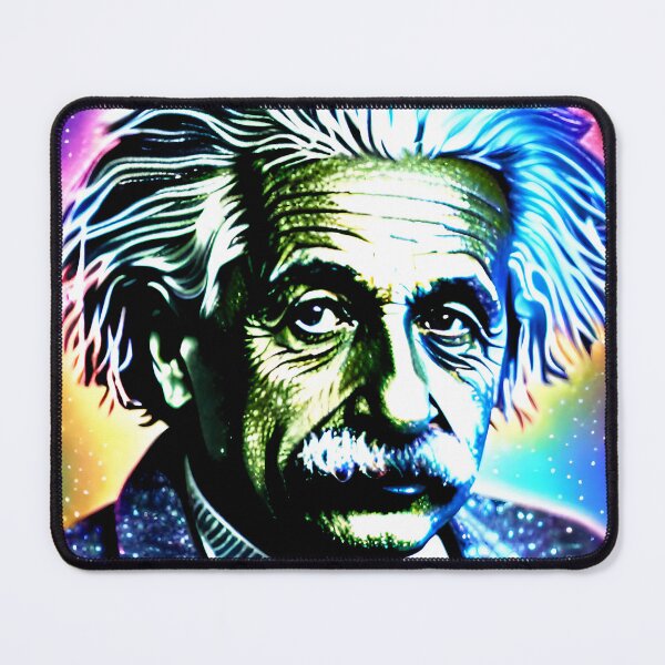 Item preview, Surreal Cosmic Portrait of Albert Einstein Art designed and sold by PinUpPizzazz.