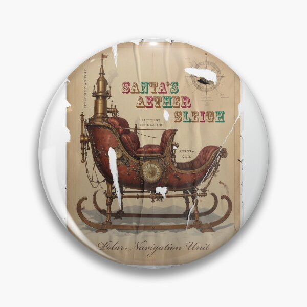 Item preview, Santa’s Aether Sleigh — Polar Navigation Unit designed and sold by gstevensonart.
