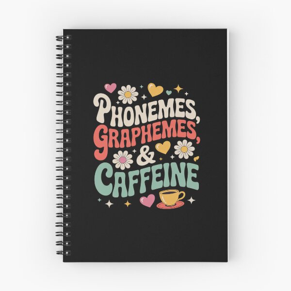 Item preview, Womens Phonemes Graphemes and Caffeine Coffee Teacher Appreciation V  designed and sold by AquaKiev.
