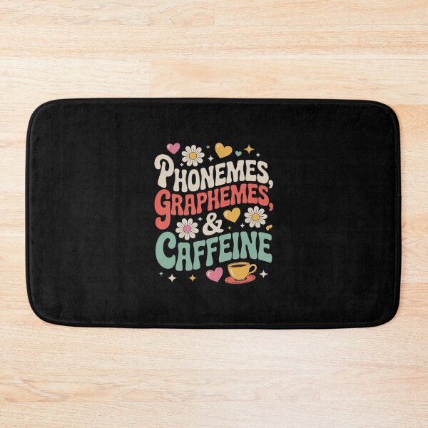 Item preview, Womens Phonemes Graphemes and Caffeine Coffee Teacher Appreciation V  designed and sold by AquaKiev.