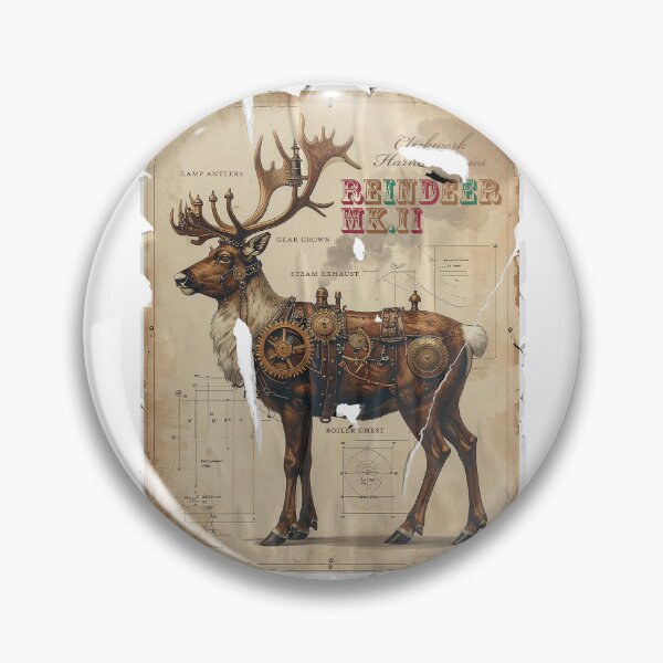 Item preview, Reindeer Mk II — Clockwork Harness Series designed and sold by gstevensonart.
