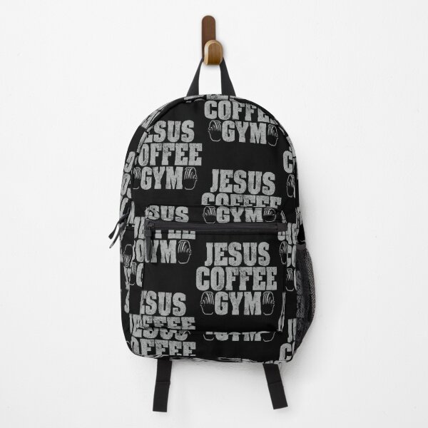 Item preview, Jesus Coffee Gym Christian Workout Weightlifting Fitness designed and sold by AlyceLynne.