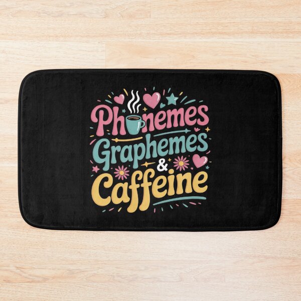 Item preview, Womens Phonemes Graphemes and Caffeine Reading Back to School  designed and sold by MarryIsMonth.