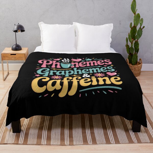 Item preview, Womens Phonemes Graphemes and Caffeine Reading Back to School designed and sold by MarryIsMonth.