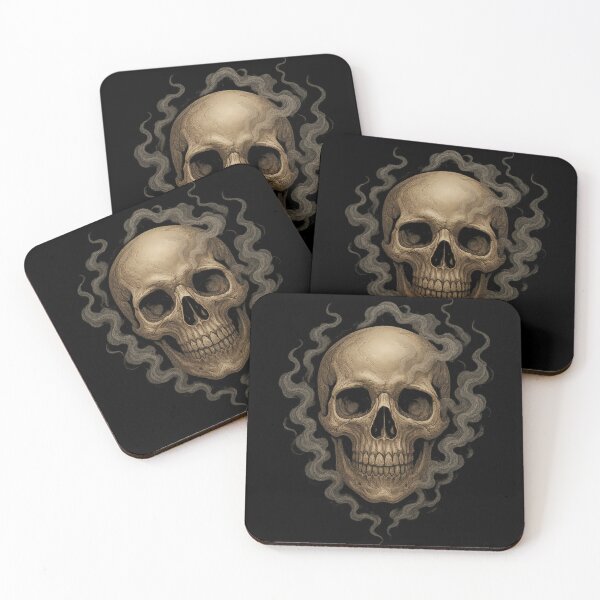 Item preview, Soul Smoke Skull – Haunted Bone Art designed and sold by Taymaz..
