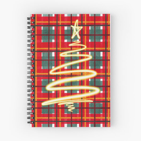 Item preview,  Glowing Christmas Tree on Red and Green Plaid designed and sold by HydrangeaDelMar.