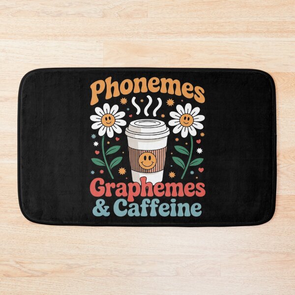 Item preview, Womens Phonemes Graphemes and Caffeine Teacher Back to School  designed and sold by MarryIsMonth.
