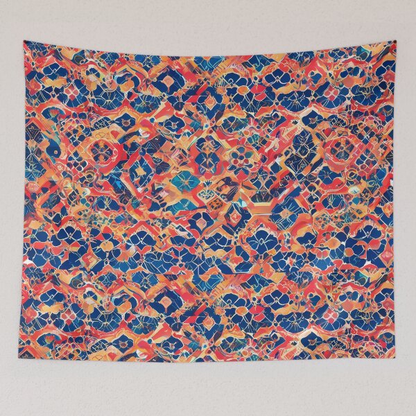 Item preview, 2 Vibrant Abstract Patterns Celebrating Color Artistic Expression designed and sold by ART ATTACK ZONE.