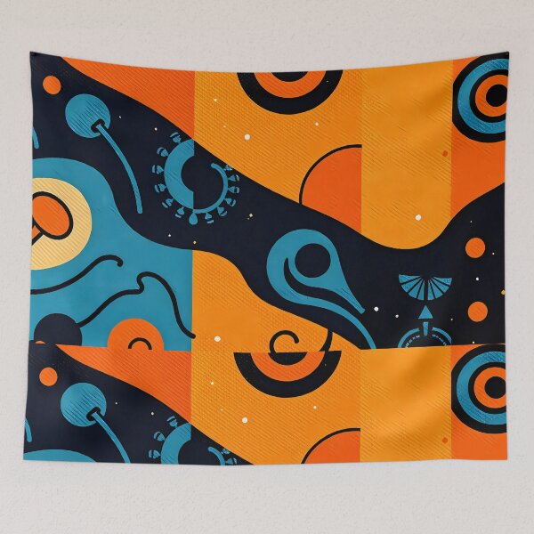 Item preview, 3 Vibrant Abstract Patterns Celebrating Color Artistic Expression designed and sold by ART ATTACK ZONE.
