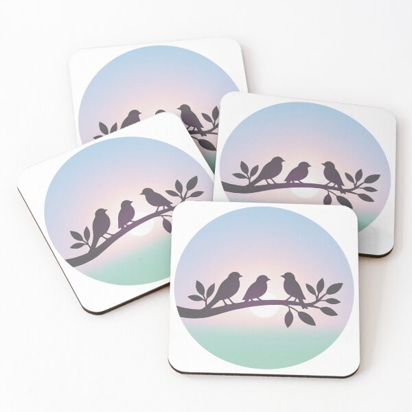Item preview, Three Little Birds (emerald coast) designed and sold by ProcrastCrafts.