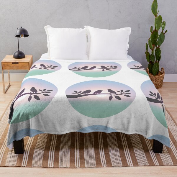 Item preview, Three Little Birds (emerald coast) designed and sold by ProcrastCrafts.
