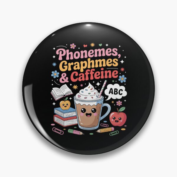 Item preview, Womens Phonemes Graphemes and Caffeine Literacy Back to School  designed and sold by MarryIsMonth.