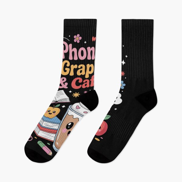 Item preview, Womens Phonemes Graphemes and Caffeine Literacy Back to School  designed and sold by MarryIsMonth.