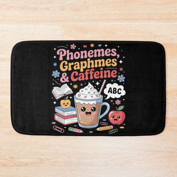 Item preview, Womens Phonemes Graphemes and Caffeine Literacy Back to School  designed and sold by MarryIsMonth.