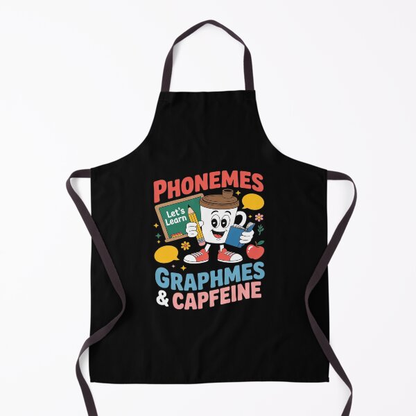 Item preview, Womens Phonemes Graphemes and Caffeine Literacy Back to School V designed and sold by AquaKiev.