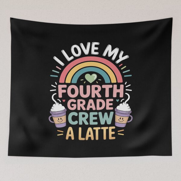 Item preview, 4th Grade Teacher First Day Of School Coffee Teacher Latte designed and sold by MarryIsMonth.