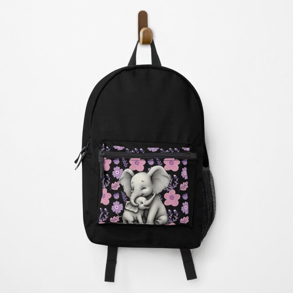 Item preview, Elephant and baby. Cute animal design with flowers designed and sold by SofikoDesigns.