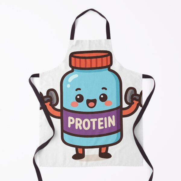 Item preview, Cute Protein Shake Bottle Lifting Weights Kawaii Gym Fitness designed and sold by Bmd4Fitness.