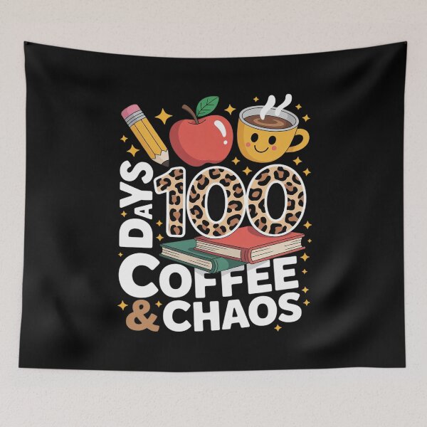 Item preview, 100 Day Coffee & Chaos 100th Day Of School Teacher Men Women designed and sold by AquaKiev.