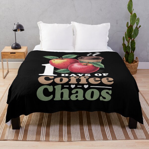 Item preview, 100 Days Coffee and Chaos Teacher 100th Day of School designed and sold by MarryIsMonth.