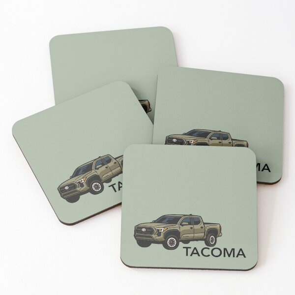 Item preview, Olive Green Off-Road Pickup Truck – Rugged Illustrated Truck Design designed and sold by SimplyJasper.