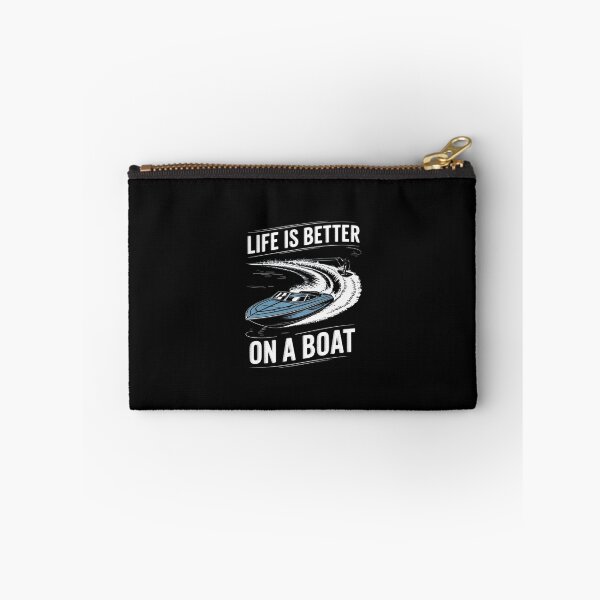 Item preview, Life is Better on a Boat Captain Boater Boating Pontoon designed and sold by EntroRhim.