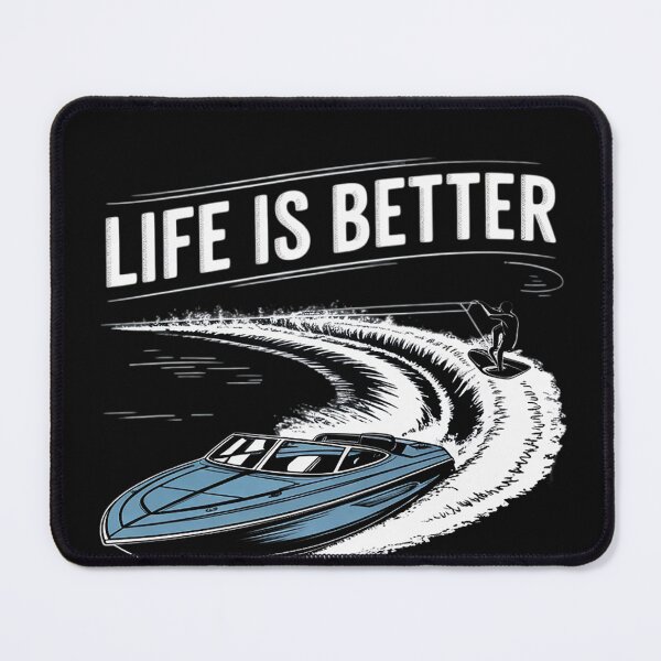 Item preview, Life is Better on a Boat Captain Boater Boating Pontoon designed and sold by EntroRhim.