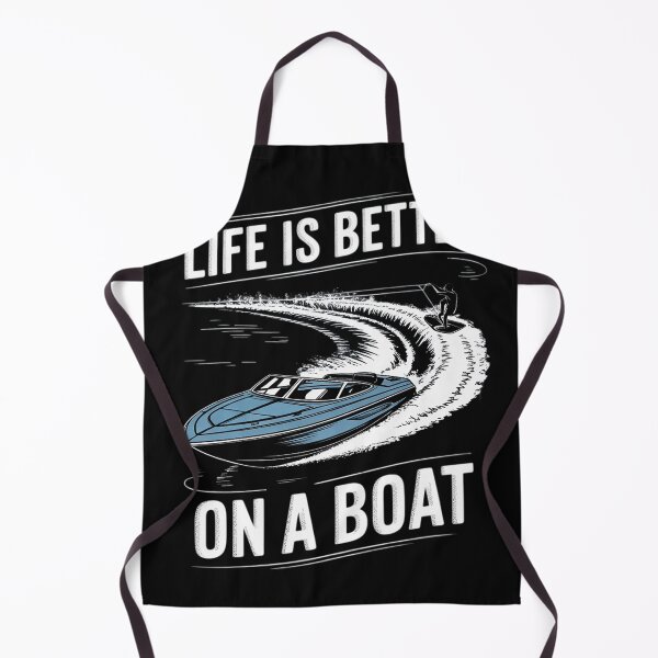 Item preview, Life is Better on a Boat Captain Boater Boating Pontoon designed and sold by EntroRhim.