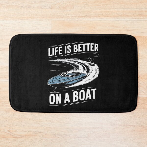 Item preview, Life is Better on a Boat Captain Boater Boating Pontoon designed and sold by EntroRhim.