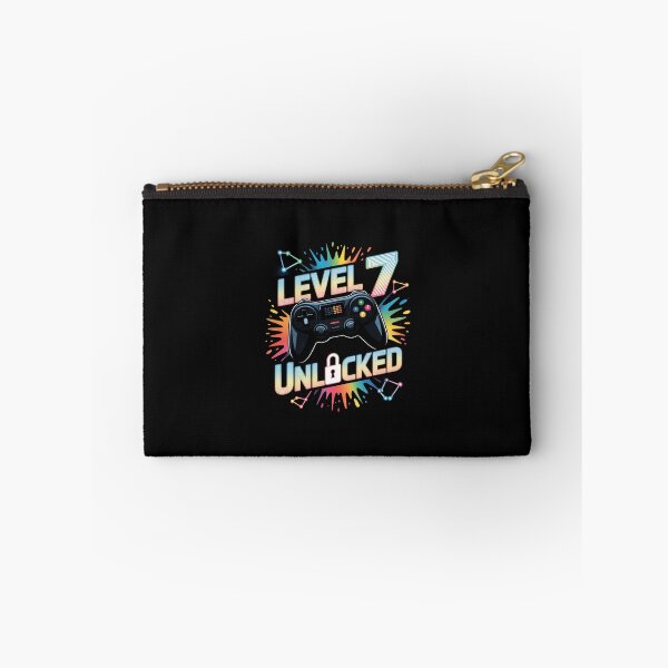 Item preview, Level 7 Unlocked 7 Year Old Video Gamer 7th Birthday Gift designed and sold by EntroRhim.