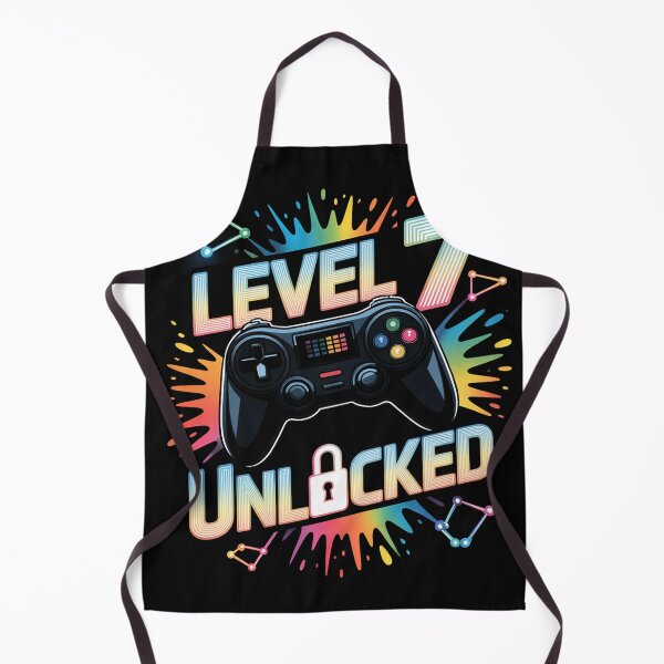 Item preview, Level 7 Unlocked 7 Year Old Video Gamer 7th Birthday Gift designed and sold by EntroRhim.