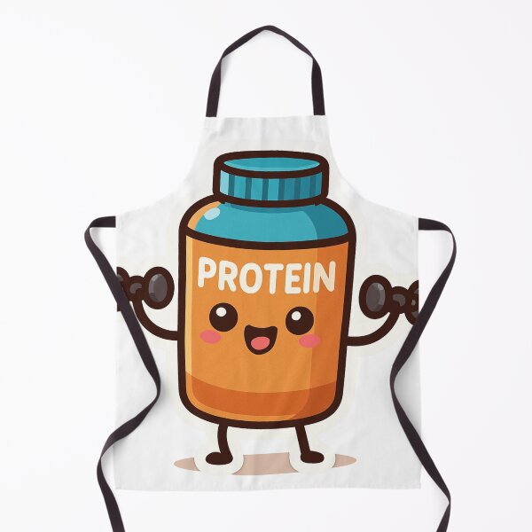 Item preview, Cute Protein Shake Bottle Lifting Weights Kawaii Gym Fitness designed and sold by Bmd4Fitness.