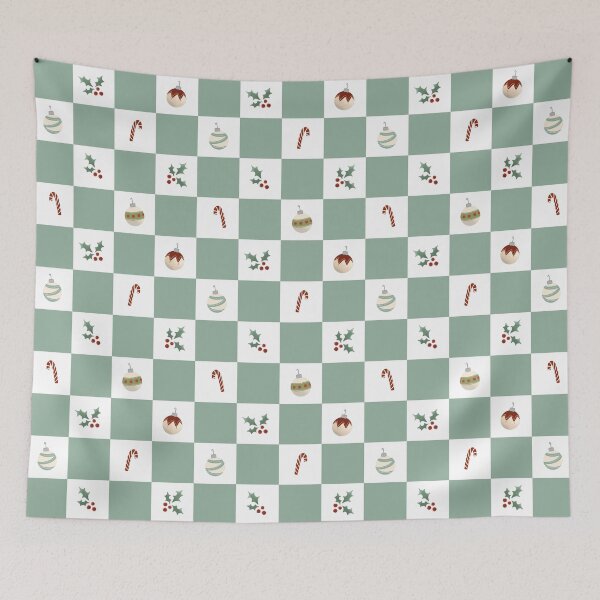 Item preview, Checkered Christmas designed and sold by Willow & Grace Designs.