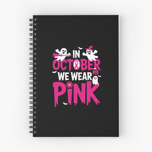 Item preview, In October We Wear Pink Wizard Ghosts Breast Cancer designed and sold by EntroRhim.