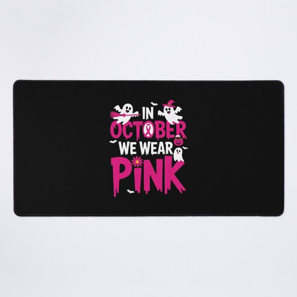 Item preview, In October We Wear Pink Wizard Ghosts Breast Cancer designed and sold by EntroRhim.