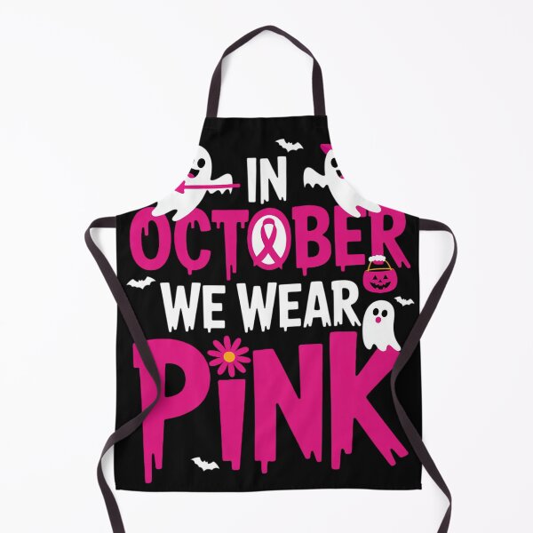 Item preview, In October We Wear Pink Wizard Ghosts Breast Cancer designed and sold by EntroRhim.