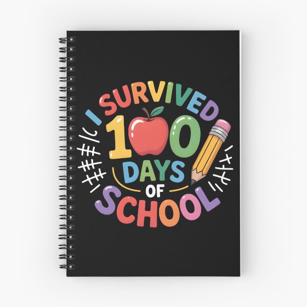 Item preview, I Survived 100 Days of School – Fun Classroom Milestone Design designed and sold by SoftyDesigns.