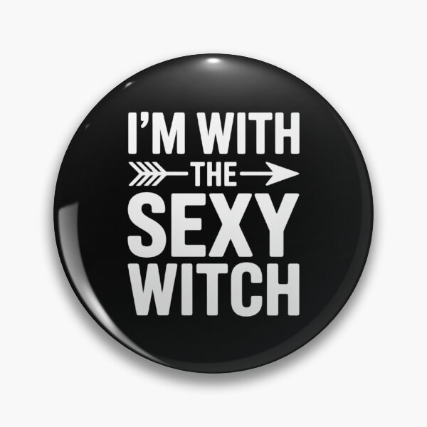 Item preview, I'm With The Sexy Witch Halloween Party Matching designed and sold by EntroRhim.