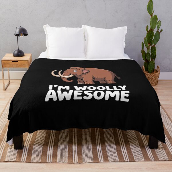 Item preview, I'm Woolly Awesome Cute Boys Girls Kids Woolly Mammoth designed and sold by EntroRhim.