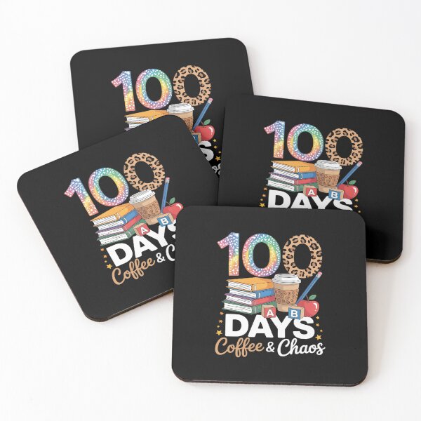 Item preview, 100 Days of Coffee & Chaos 100th Day of School Teacher  designed and sold by AquaKiev.