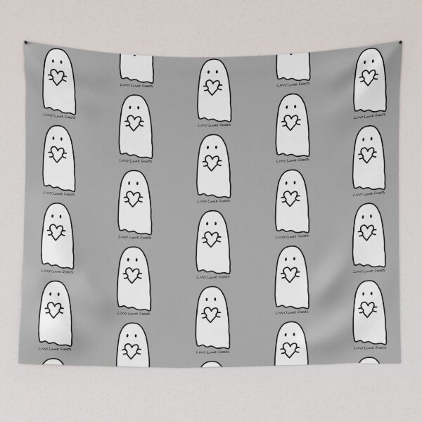Item preview, Cute ghost holding a heart designed and sold by LivvyLunar.
